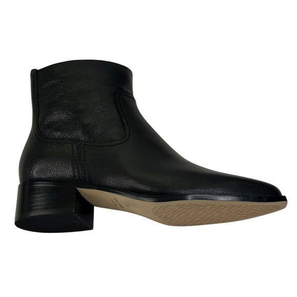 COLE HAAN Naia Black Leather Ankle Boots Womens Size 7B Side Zip New $200 A - Picture 5 of 13